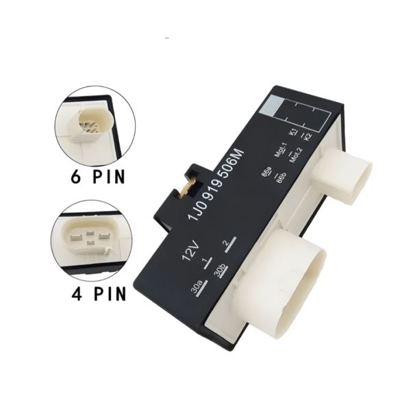 12 Módulo de Control de Ventiladores de Radiador (Versión 'M') - Škoda Fabia MK1 / VW Polo - OEM 1J0919506M
