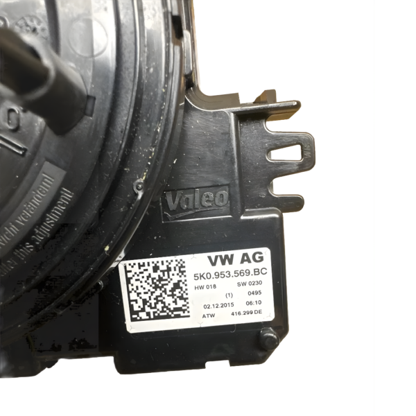 39 Cinta de Volante (Módulo de Columna) - VW Passat 2016 B8 - OEM 5K0953569BC