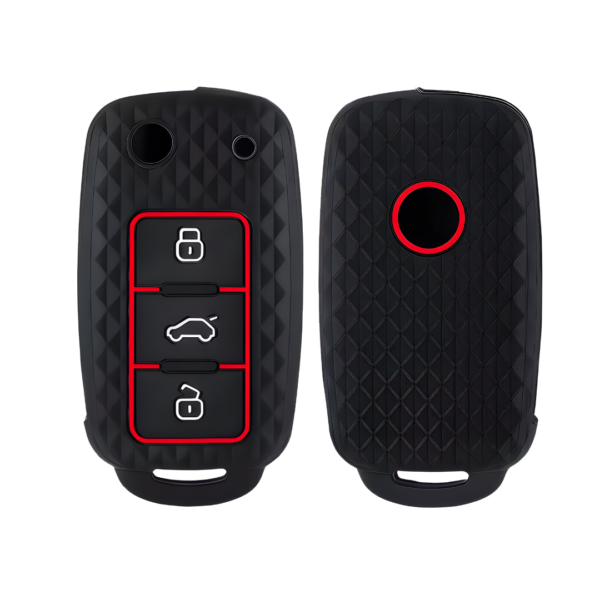 60 Funda de Silicona Premium para Llave - VW & ŠKODA (3 Botones)