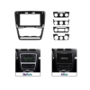 17 Metrakit Adaptador para Pantalla de 9" - Škoda Octavia MK2 (1Z) - Negro Satinado