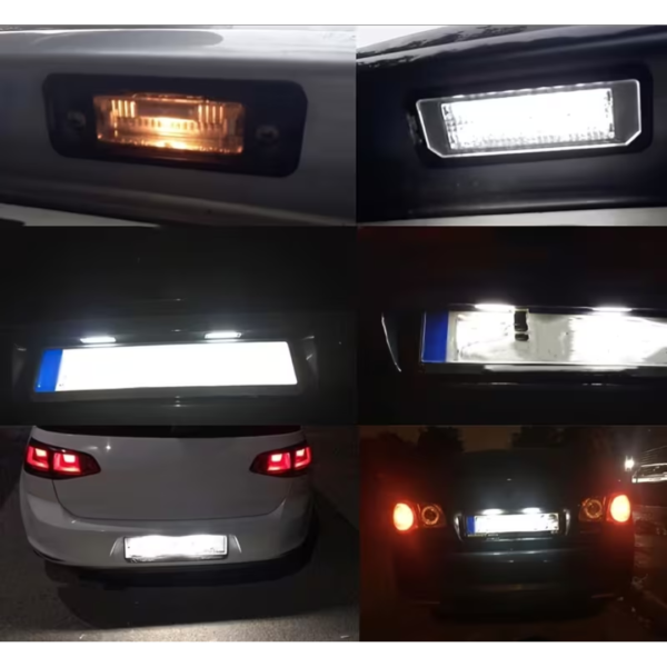 Kit de Luces de Placa LED (Luz Blanca) - VW Golf Mk4 / Bora - OEM 1J6943021 LED