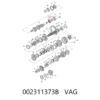 125 Rulimán de Palillos Triplex / Caja Manual - ŠKODA Fabia 1.4 8v & Felicia - OEM 002311373B