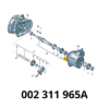 Rulimán Cónico de Eje Triplex / Caja Manual - ŠKODA Fabia 1.4 8v & Felicia - OEM 002311965A