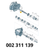 137 Rulimán de Palillos Cono / Caja Manual - ŠKODA Fabia 1.4 8v & Felicia - OEM 002311139