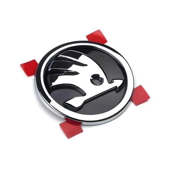Emblema Moderno Plateado / Cromo de Capó / Maletero (80 mm / 90 mm) - ŠKODA Octavia / Fabia / Rapid