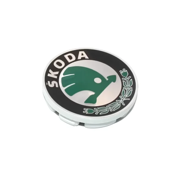 8 Tapacubo - embellecedor 56 mm Verde Clásico - ŠKODA Octavia / Fabia / Roomster - OEM 6U0601151L
